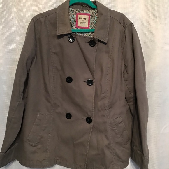 Old Navy Gray Lightweight Jacket XXL - Picture 1 of 5